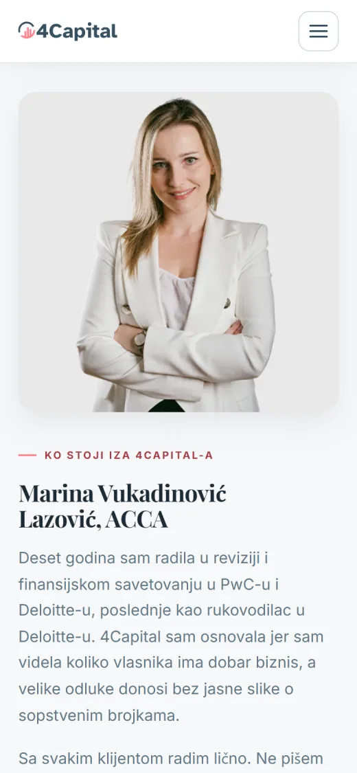 4Capital na telefonu, ekran 3