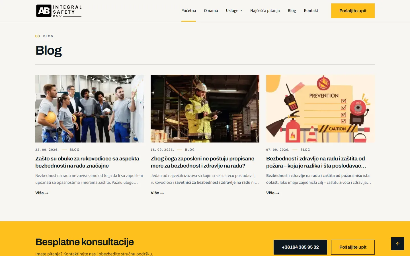 Blog koji odgovara na prava pitanja — AB Integral Safety